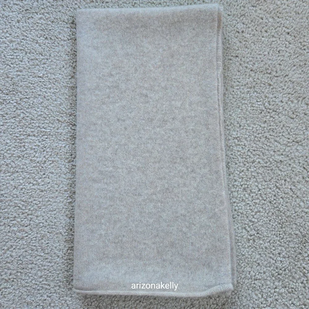 NWOT J. Crew Cashmere Wrap Heather Stone